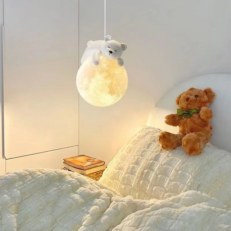 Bear bedside chandelier