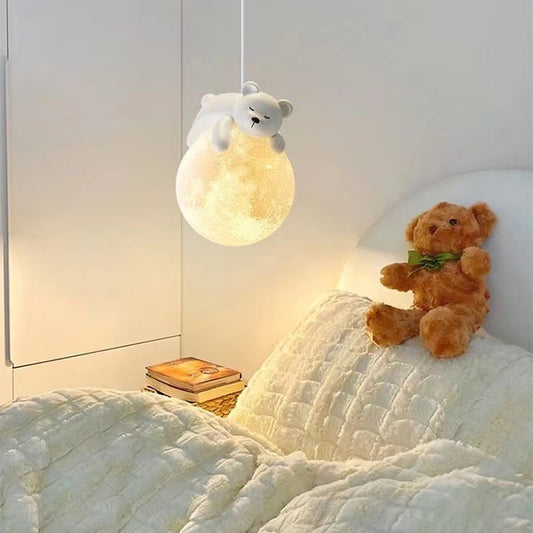 Bear bedside chandelier