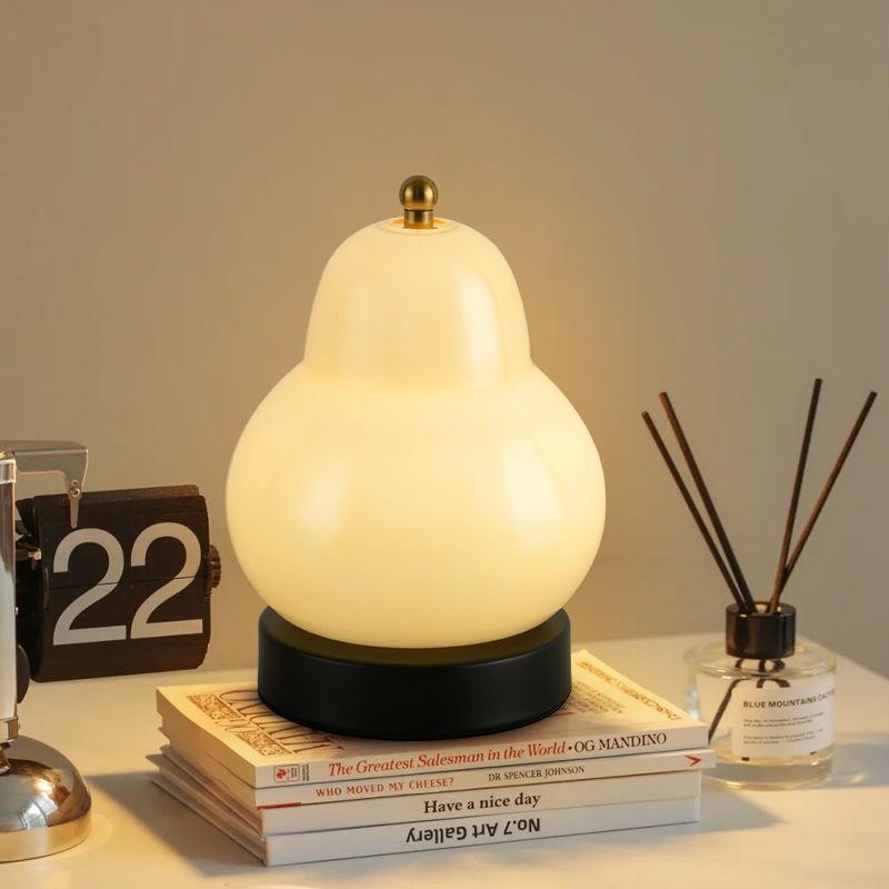 Cream Pear Table Lamp