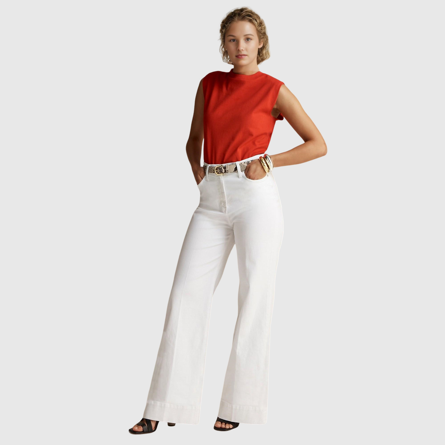 🎁This Week's Special Price $39.99💥Tall Wide Leg Denim Trouser
