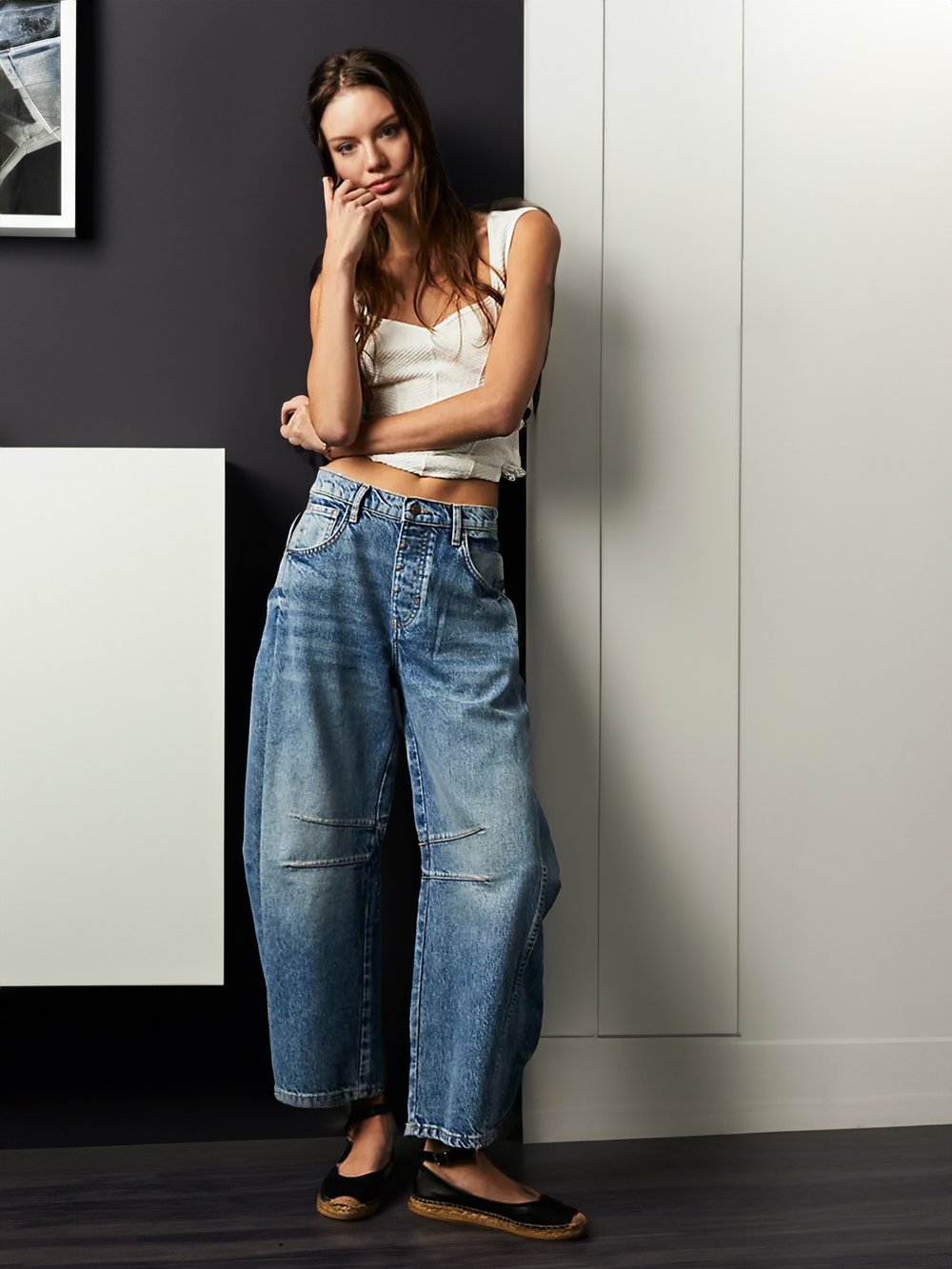 🎁This Week's Special Price $39.99💥Casual And Trendy Mid-Rise Tube Jeans
