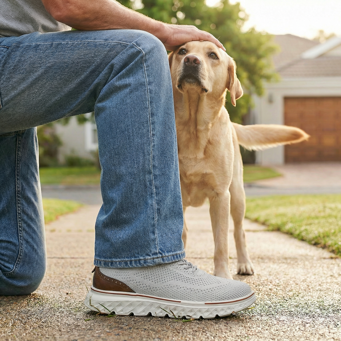 Men's Ultra Comfortable Orthopedic Walking Shoes for Foot and Heel Pain Relief
