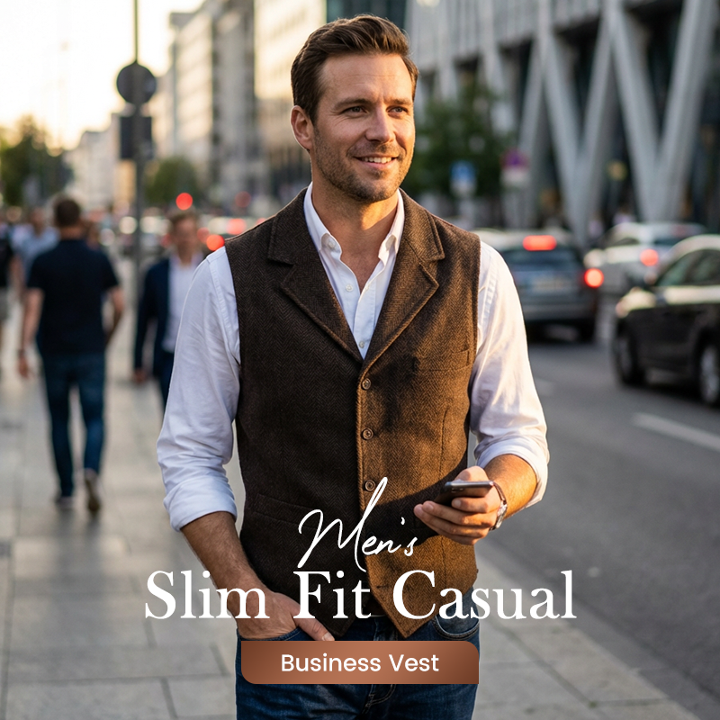 Men's Slim Fit Casual Vest