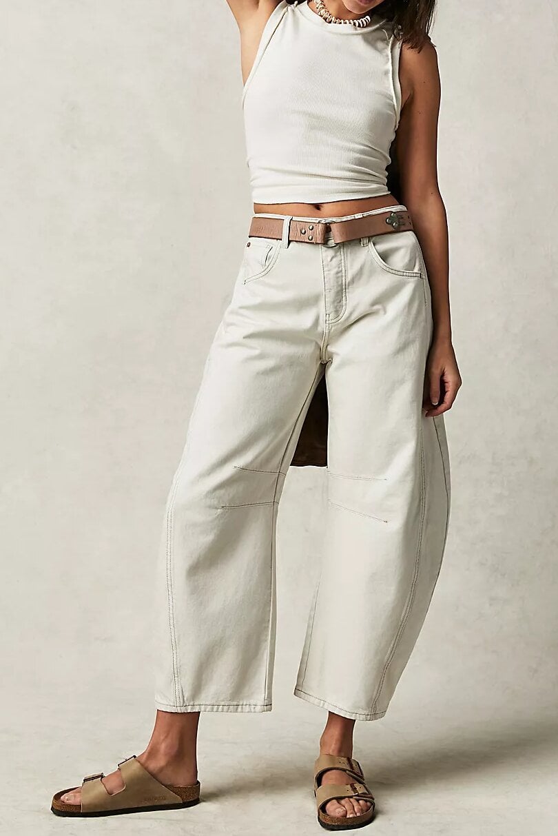 🎁This Week's Special Price $39.99💥Casual And Trendy Mid-Rise Tube Jeans