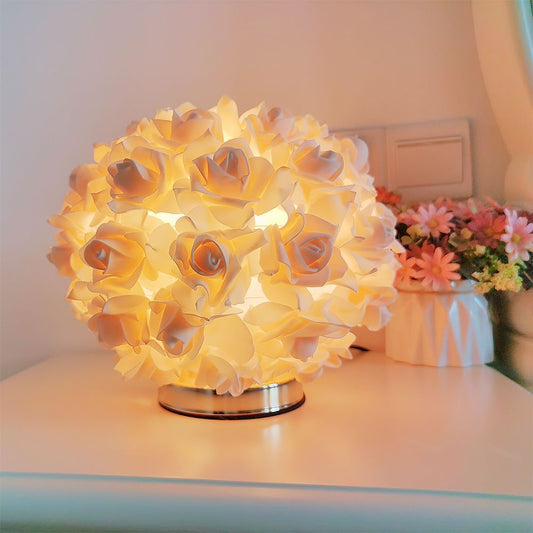 Rose Gold Plate Table Lamp