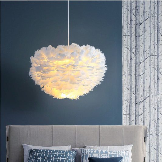 Feather Chandelier