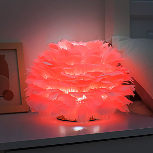 Sleeping Feather Table Lamp